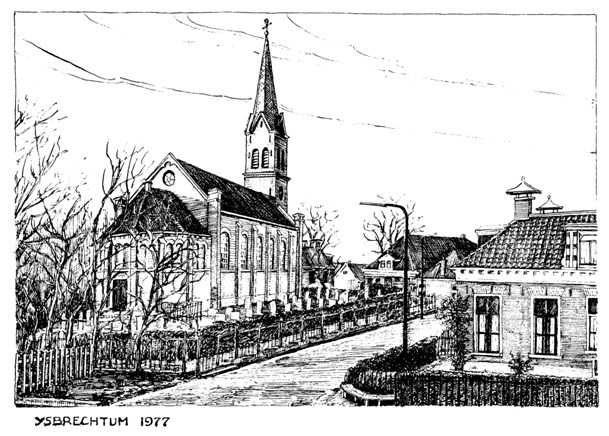 tekening kerk