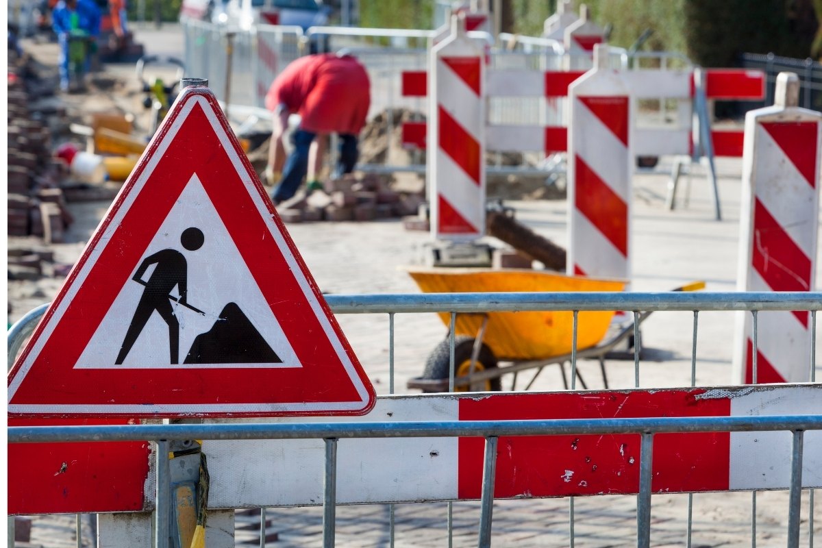 Wegwerkzaamheden De Finne